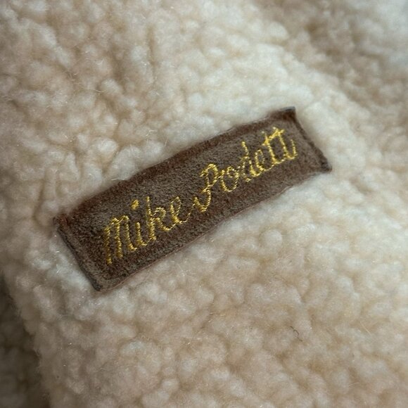 Winterclad of Oxford Western Cut Leather Shearling Jacket Men’s Md - Picture 7 of 8